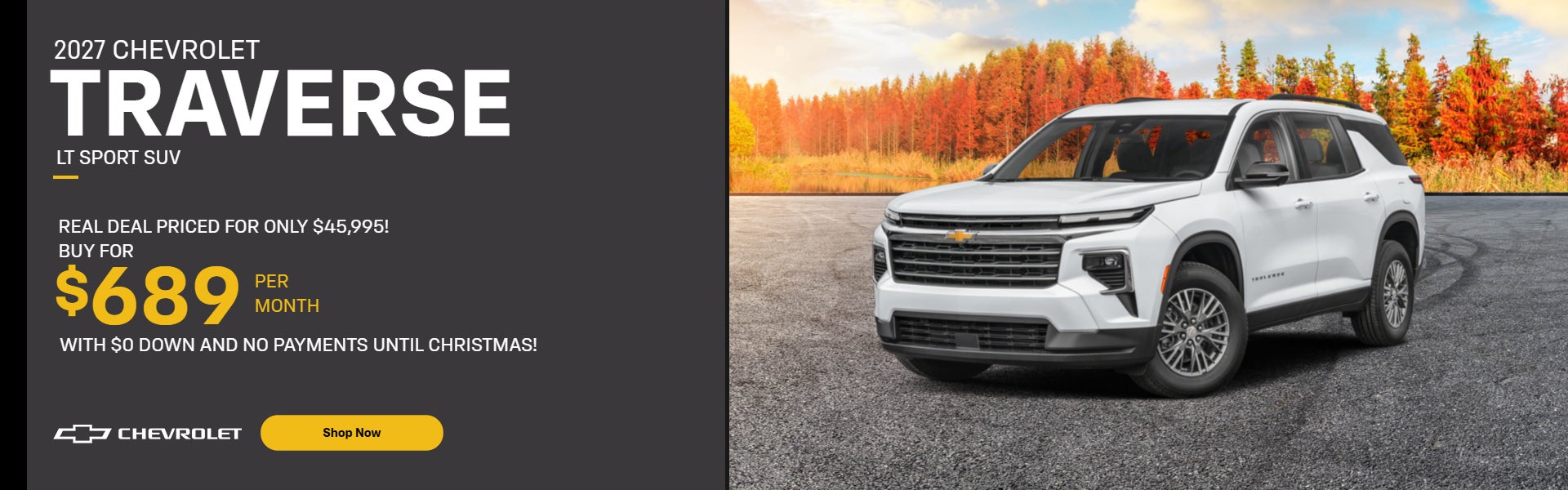 2027 Chevrolet TRAVERSE LT SPORT SUV